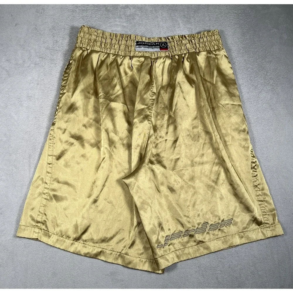 Roy Jones Jr Jordan Boxing Shorts Eastbay Catalog 90s Large Gold Collectors